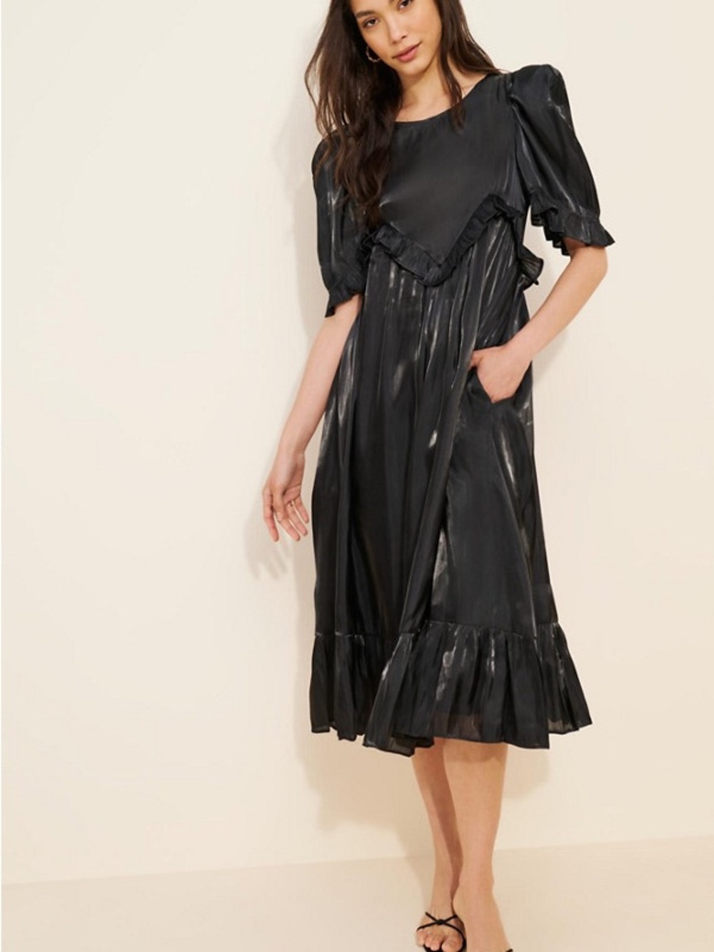 Sister Jane Barre Ruffle Midi
